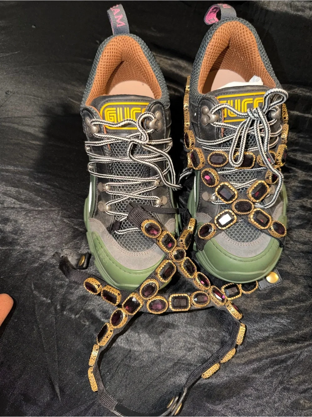 Gucci Flashtrek sneakers with detachable crystals